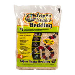 Zoo Med Cama para serpientes Aspen 4cuartos: solución absorbente y limpiable.
