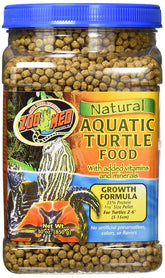 Zoo Med Alimento para tortugas acuáticas: pellets flotantes facilitan la alimentación en la superficie
