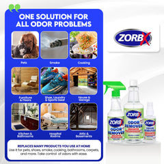 ZORBX recarga de 32 oz para áreas grandes sin aroma