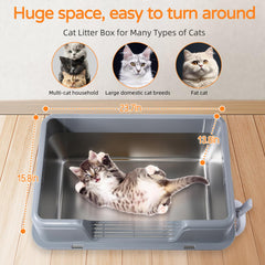 ZOZOO entrada lateral facilita que tu gato entre y salga con comodidad.