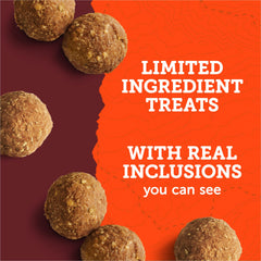 Zuke’s Adventure Bites con mantequilla de cacahuate real como primer ingrediente, snack sabroso.