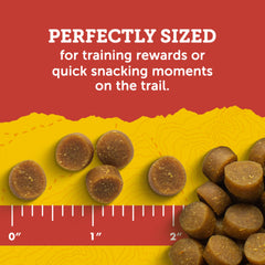 Zuke's Mini Naturals no corn, wheat, or soy label for cleaner ingredients