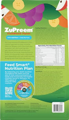 ZuPreem FruitBlend: pellets-formas-fruta con colores para estimular el forraje