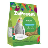 ZuPreem Natural: pellets para aves con tamaño uniforme para dieta balanceada.