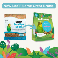 ZuPreem Sensible Seed, mezcla de semillas, enfoque en nutrición para aves pequeñas.