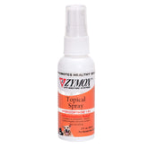Zymox spray tópico para zona irritada en perros y gatos, envase de 2 onzas.