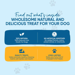 123 Treats Hueso relleno, textura y sabor para perros de todos los tamaños.