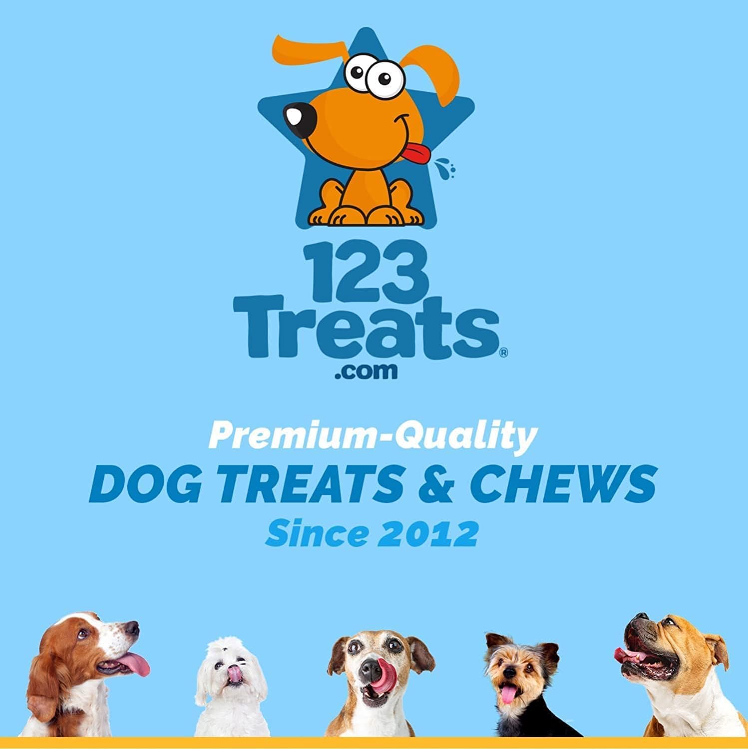 123 Treats aptos para perros de todos los tamaños, con mejor experiencia de masticación.