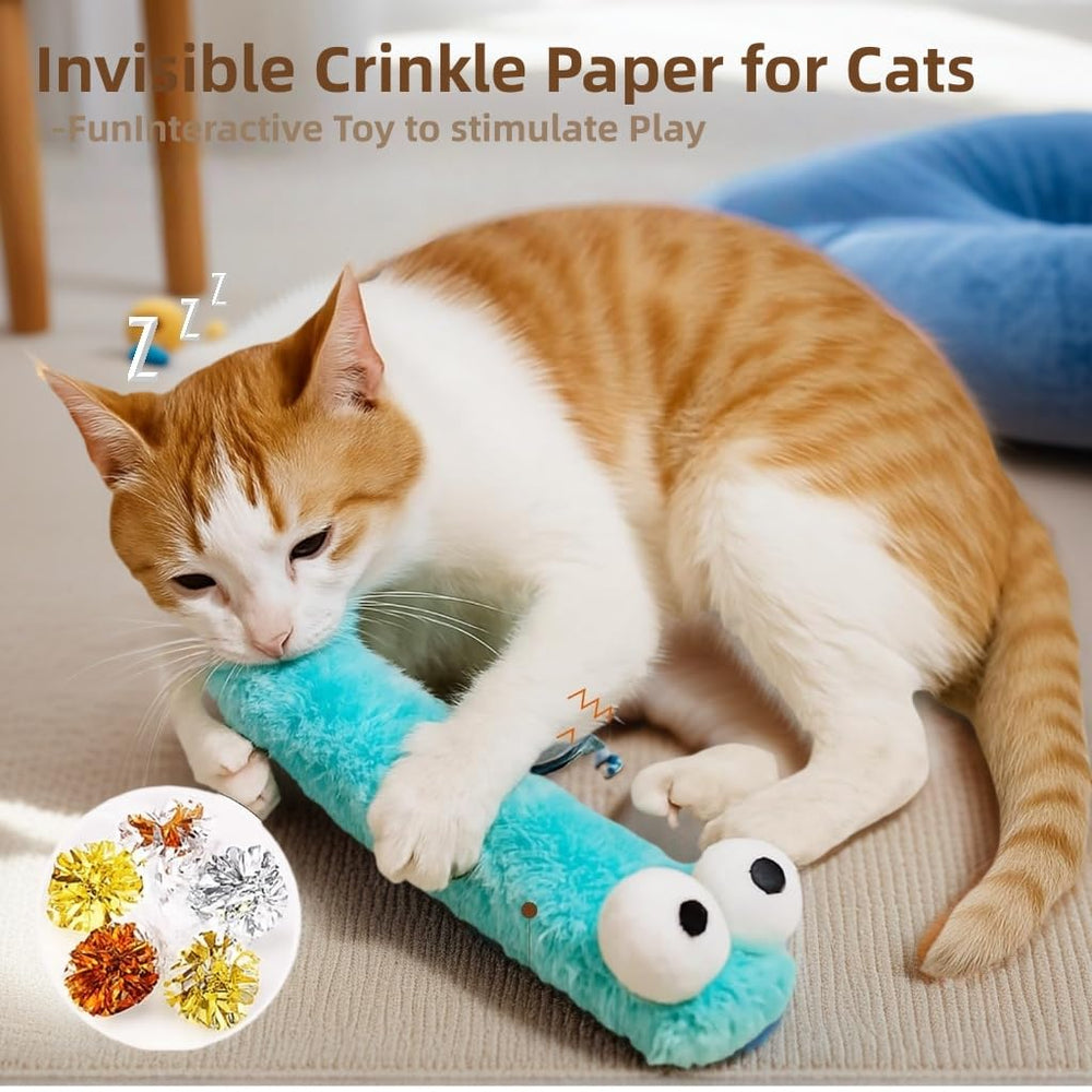 2BB juguete-gato-peluche-suave: peluche suave para acurrucarse durante el juego.