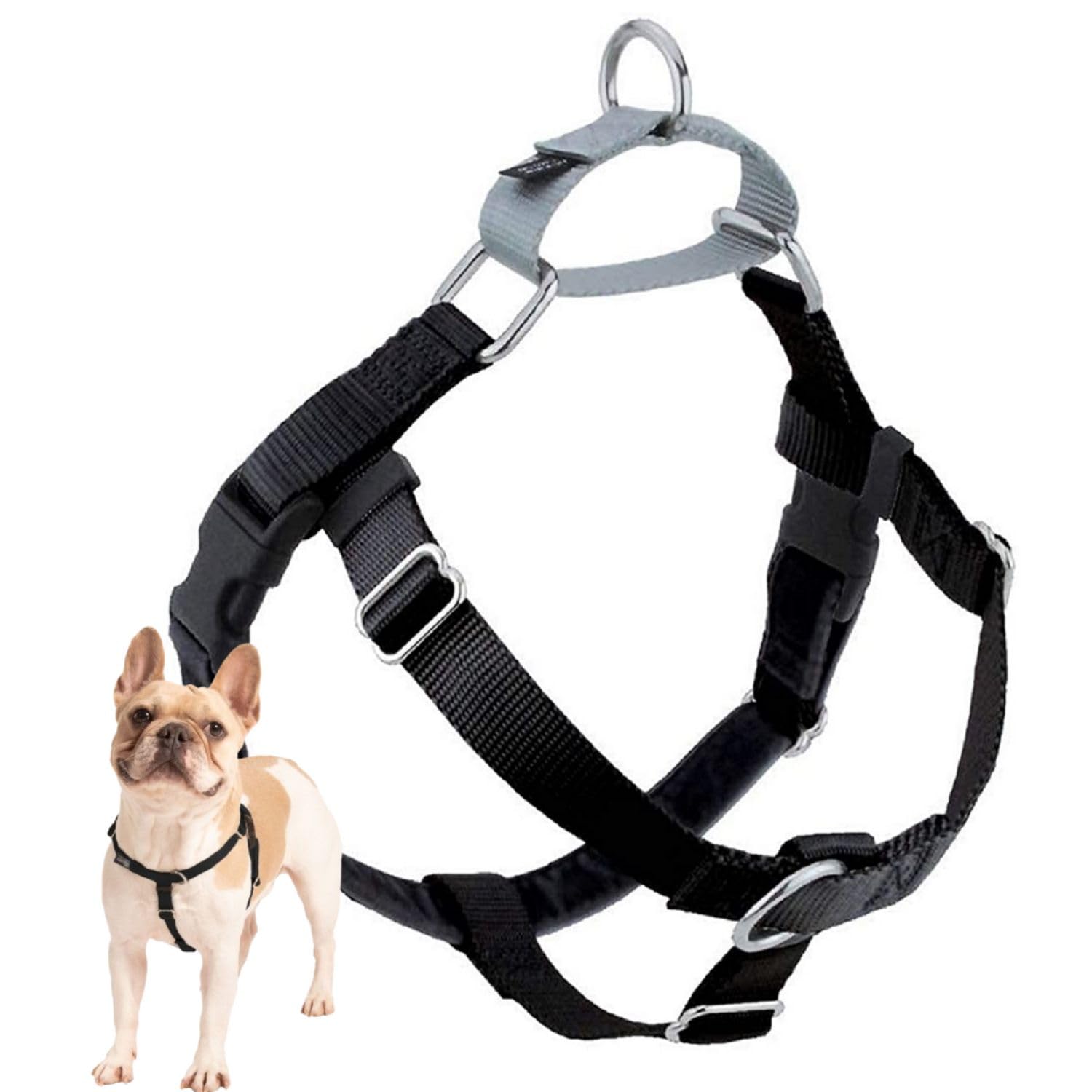 2 Hounds Design arnés anti-tirones con cuatro puntos de ajuste para comodidad
