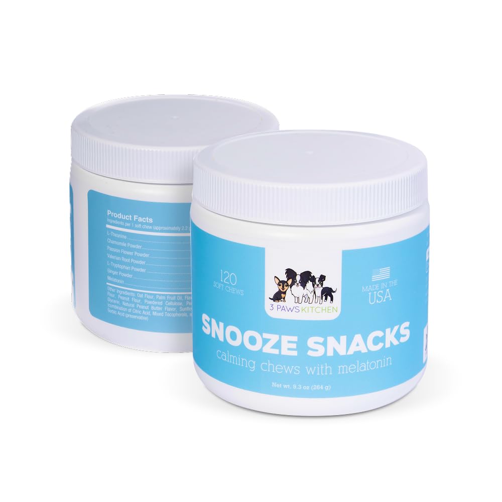 3 Paws Kitchen Snooze Snacks, sello de calidad Estados Unidos