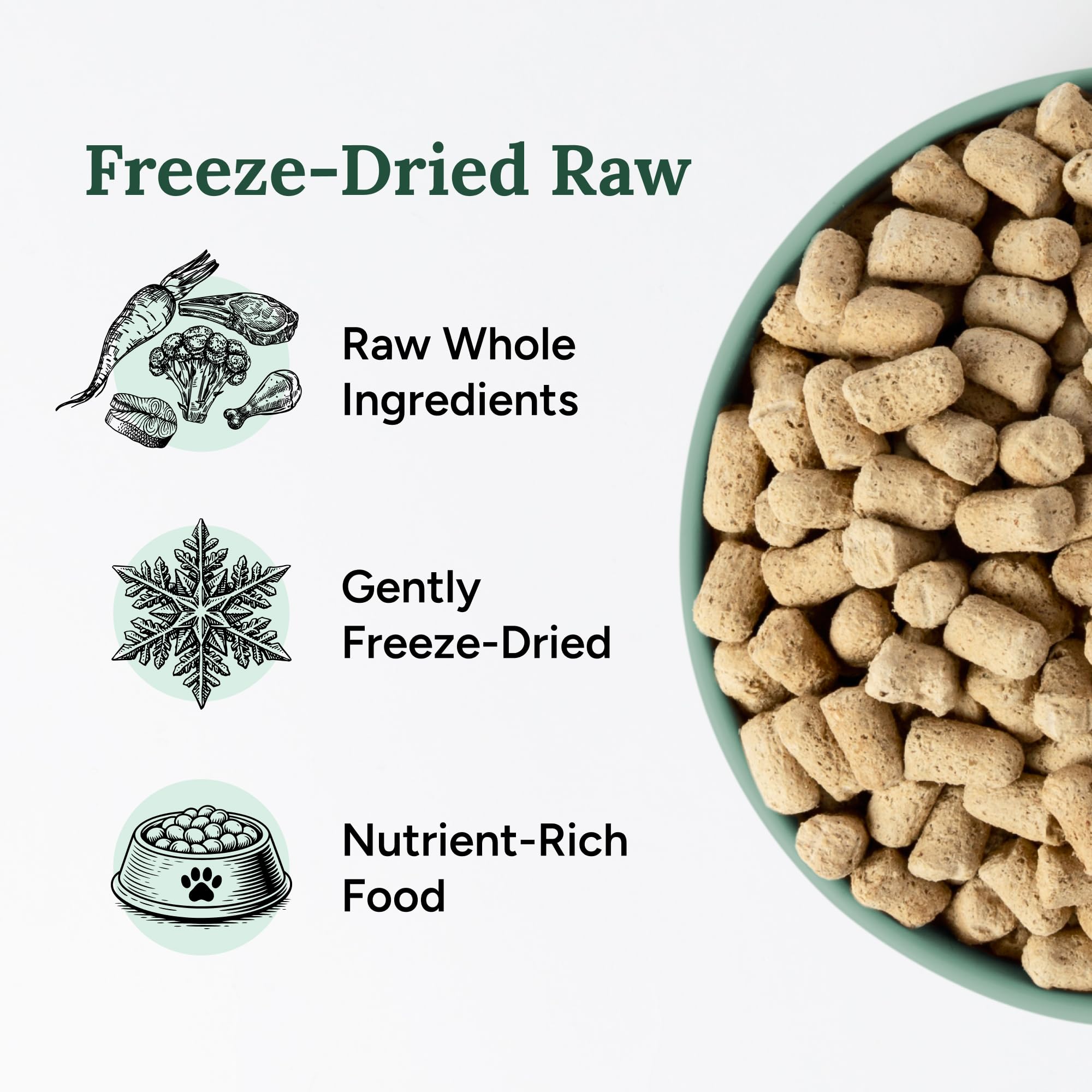 360 Pet Nutrition liofilizado mantiene sabor y nutrientes para conveniencia diaria