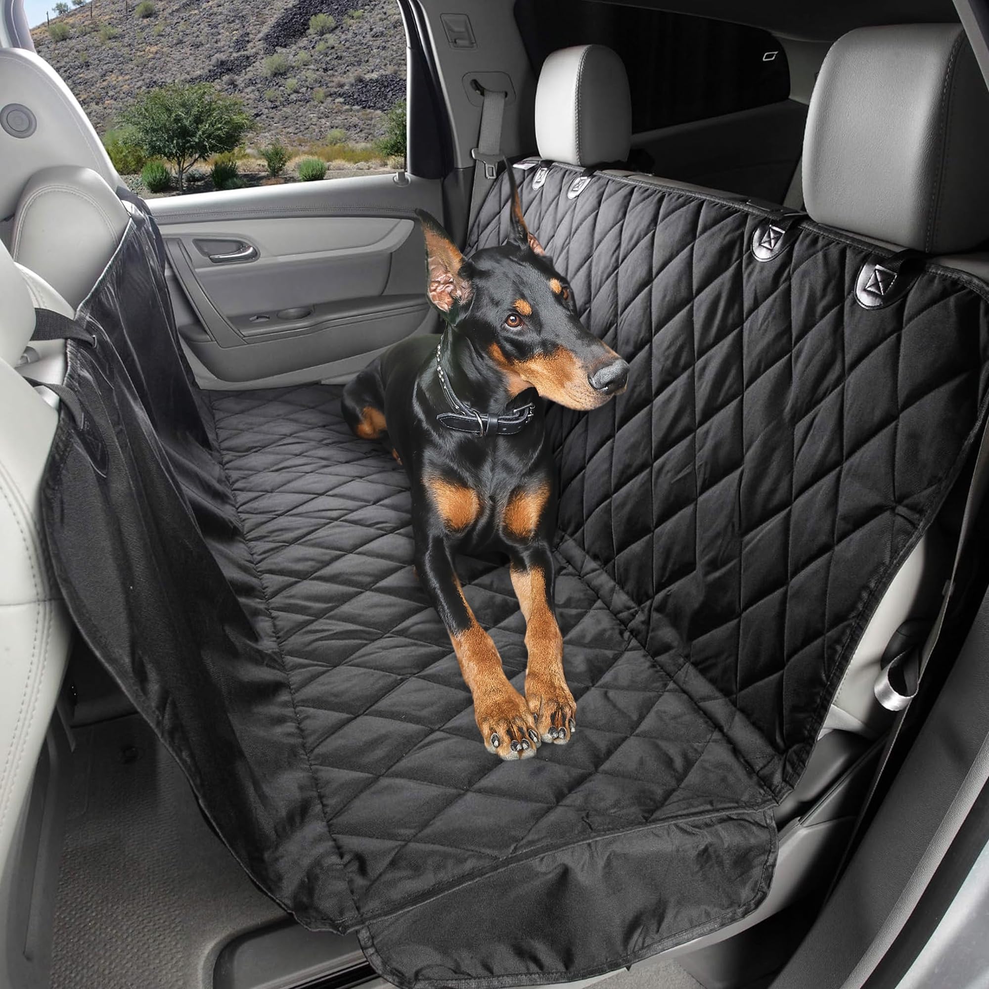 4Knines funda asiento perro hamaca: protege asientos y mantiene a tu mascota cómoda durante viajes
