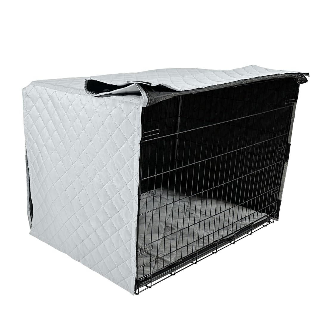 4Knines paneles enrollables jaula perro: acceso rápido y control de ventilación