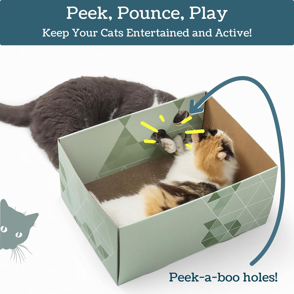 5609PETS orificios laterales: permiten juegos interactivos dentro de la caja.