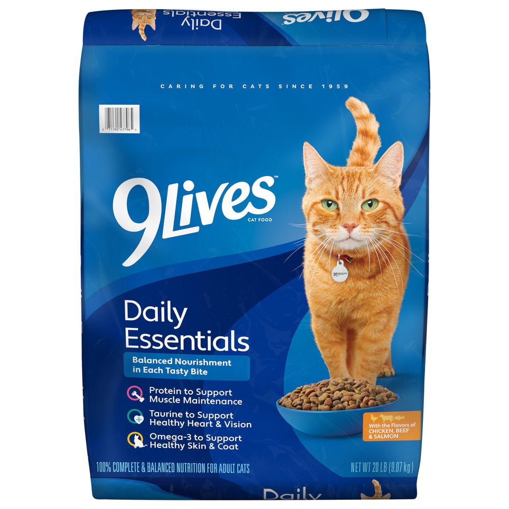 9Lives Esenciales Diarios: bolsa de 20 libras para gatos en todas las etapas