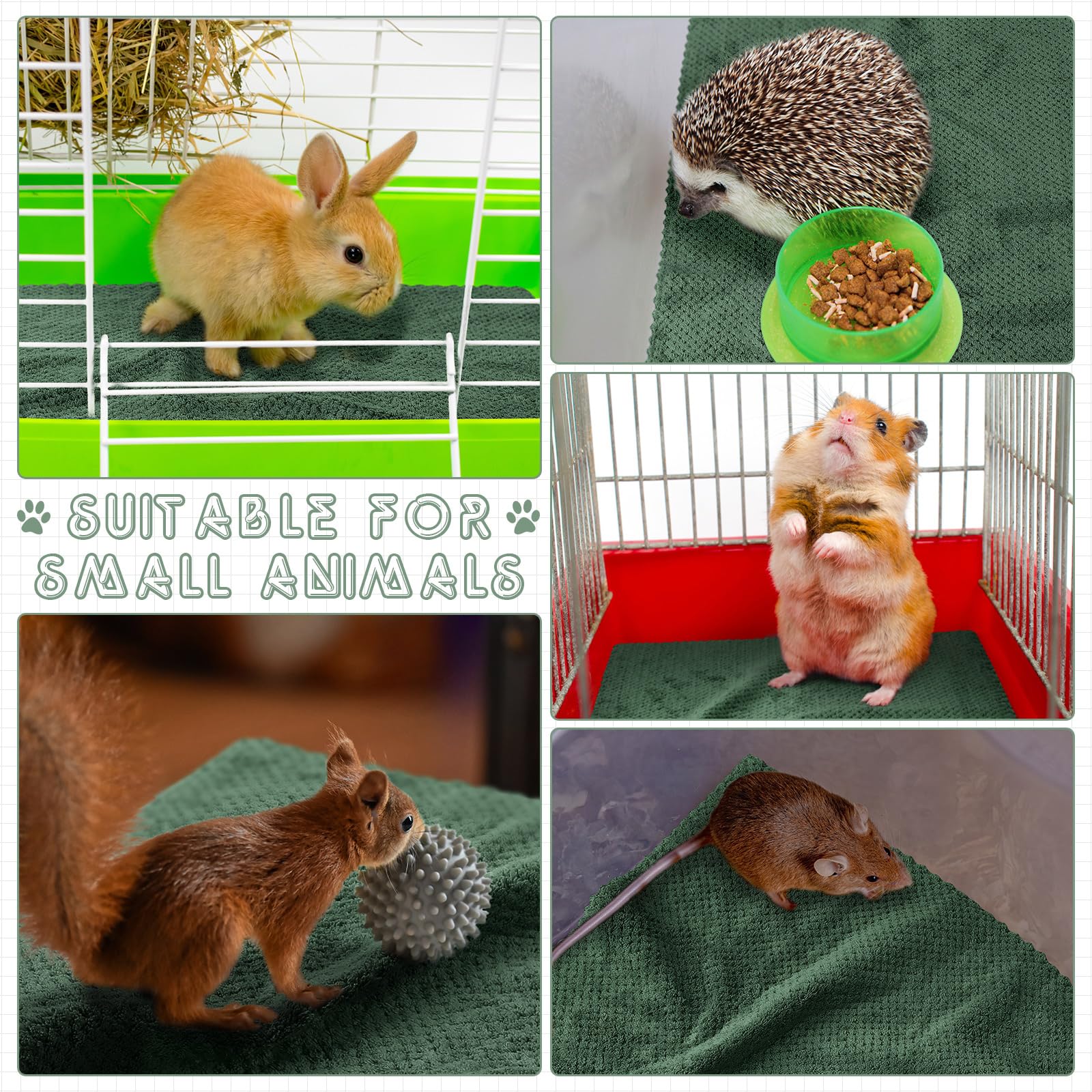 VitalCozy tapete impermeable para jaula reduce manchas y olores.