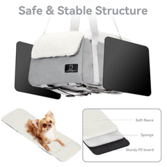 Base antideslizante de A 4 Pet para mantener el asiento estable durante la conducción.