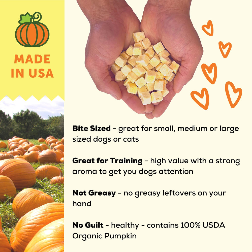 A Better Treat digestive-friendly pumpkin snacks supporting stomach comfort during transitions.