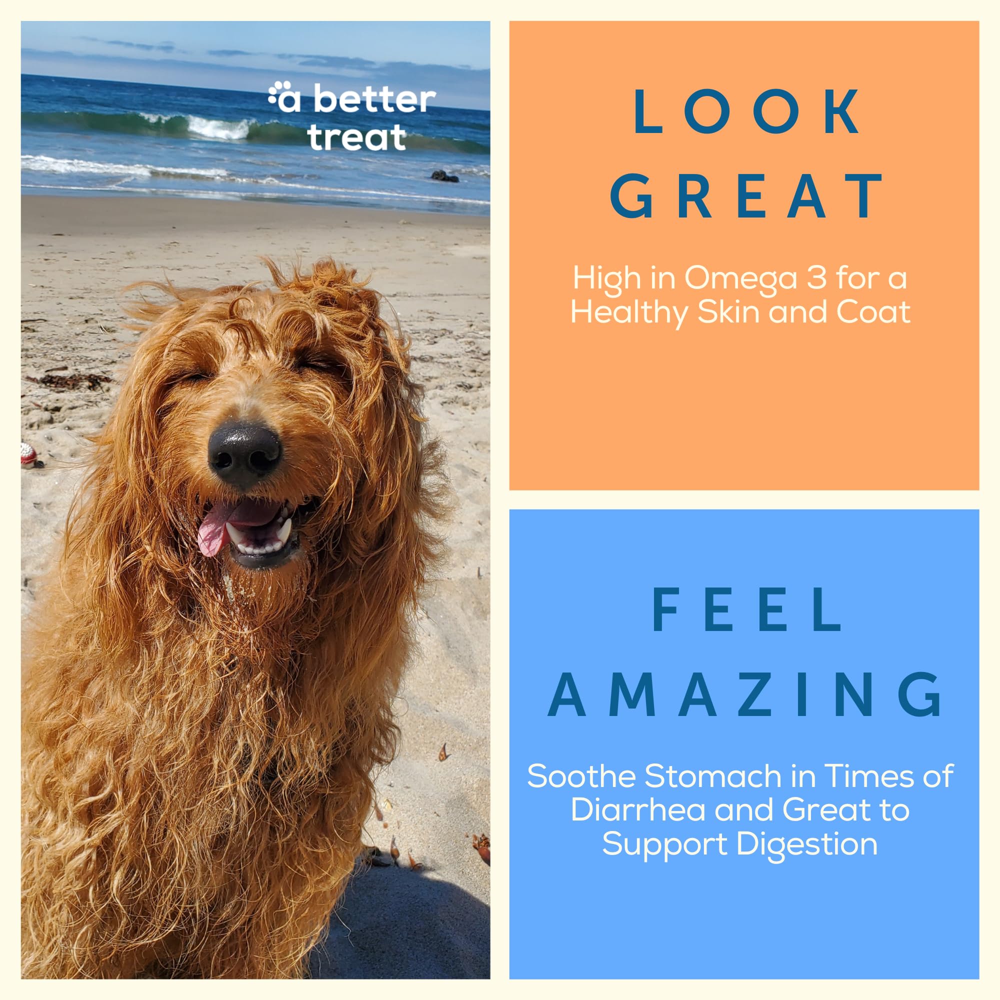 A Better Treat pollo organico masticables para digestion suave