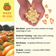 A Better Treat pumpkin orgánico aporta fibra y digestión suave.
