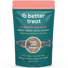 A Better Treat salmón liofilizado para perros, recompensa sabrosa