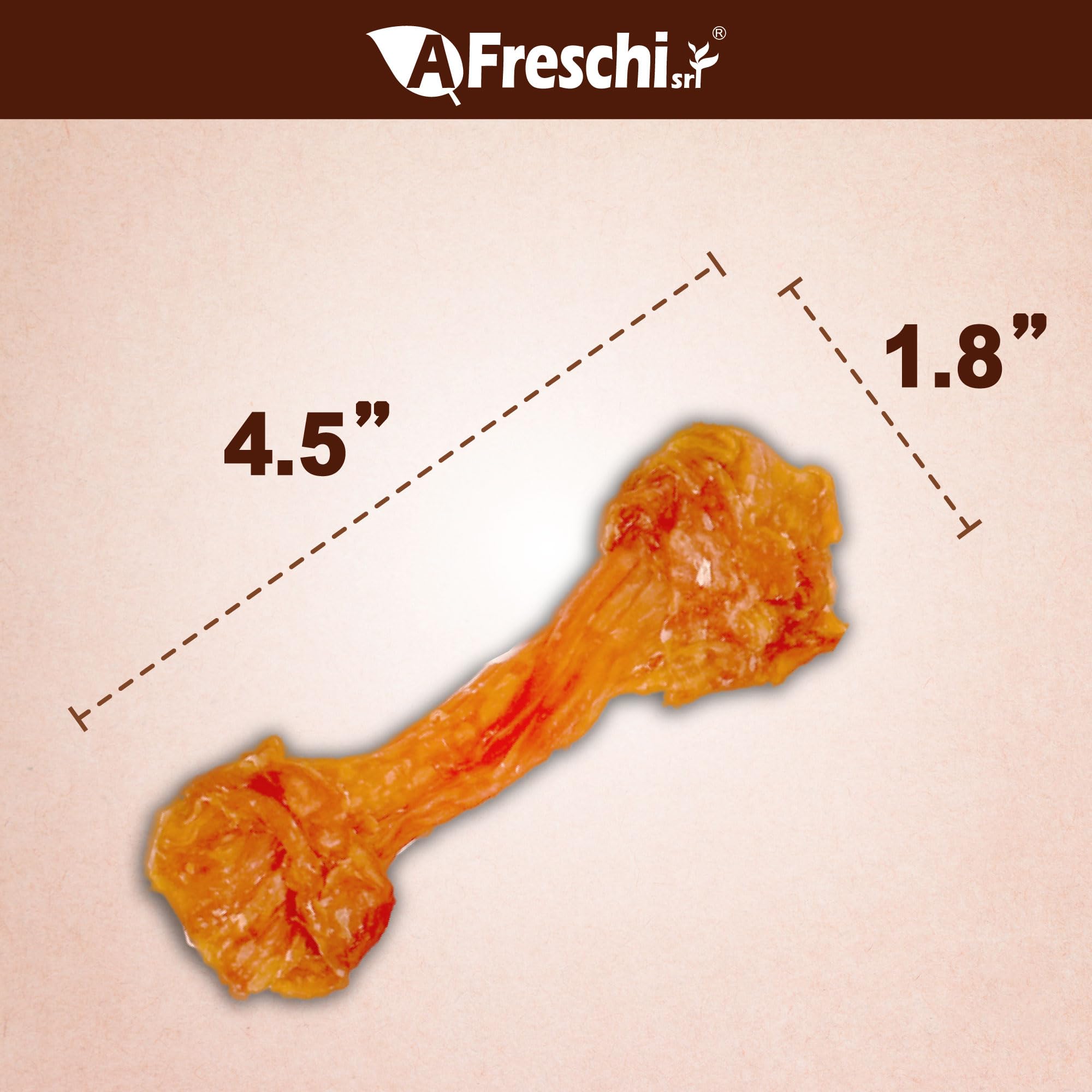 A Freschi srl tendones de pavo, caja de 20 unidades, sabor sabroso y duradero.