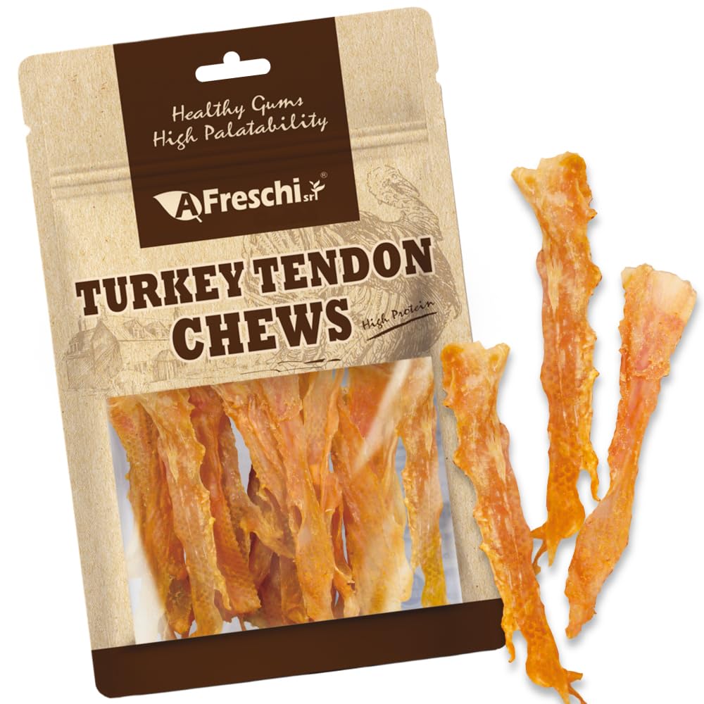 A Freschi srl tendones de pavo en empaque reutilizable para conservar frescura.