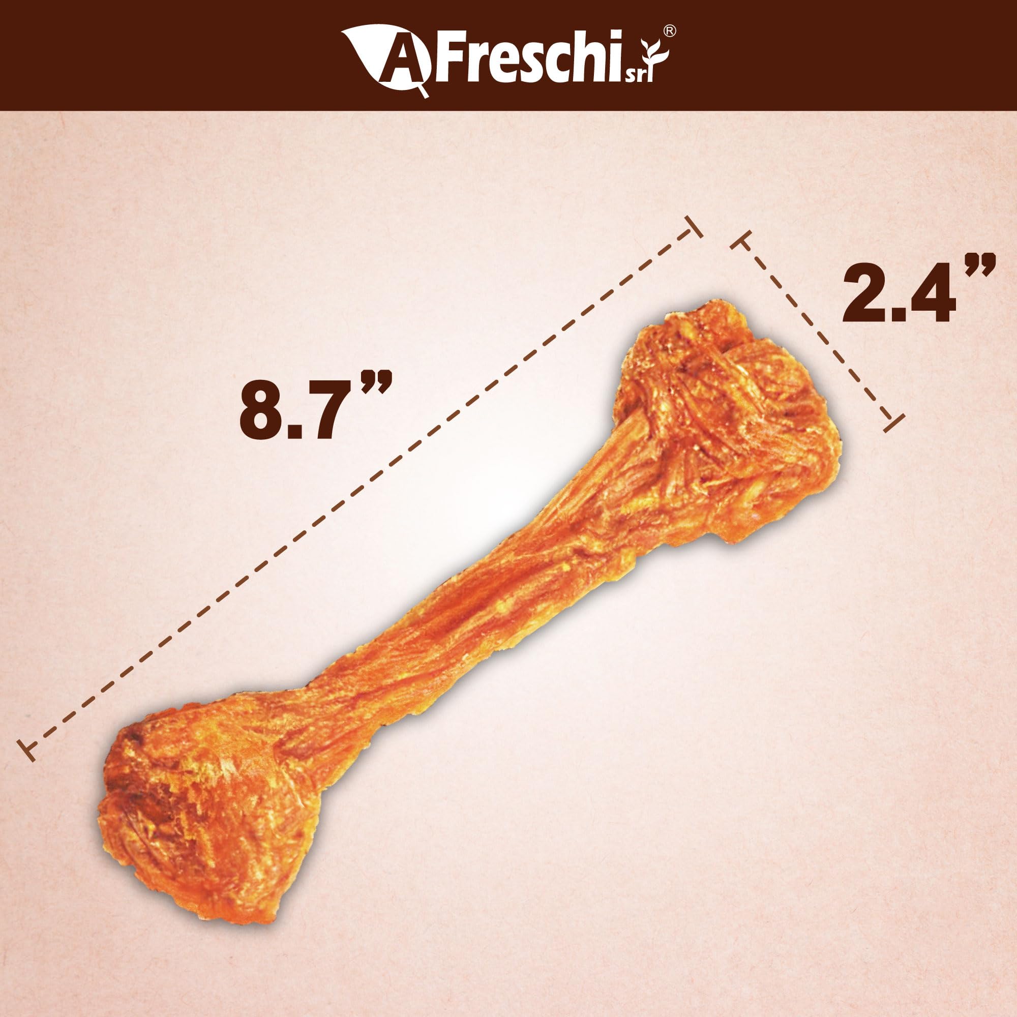 Tendones de pavo de A Freschi srl sin cuero crudo, aptos para sensibilidades.
