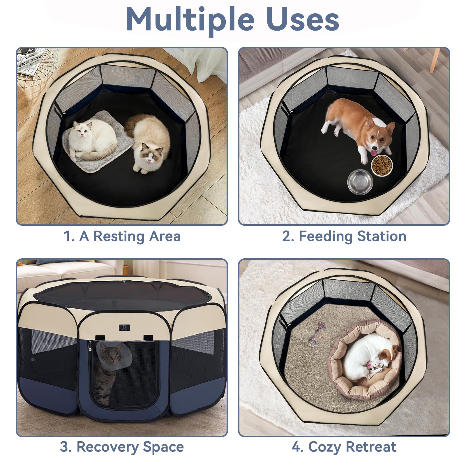 A 4 Pet montaje rápido de jaula para perros pequeños