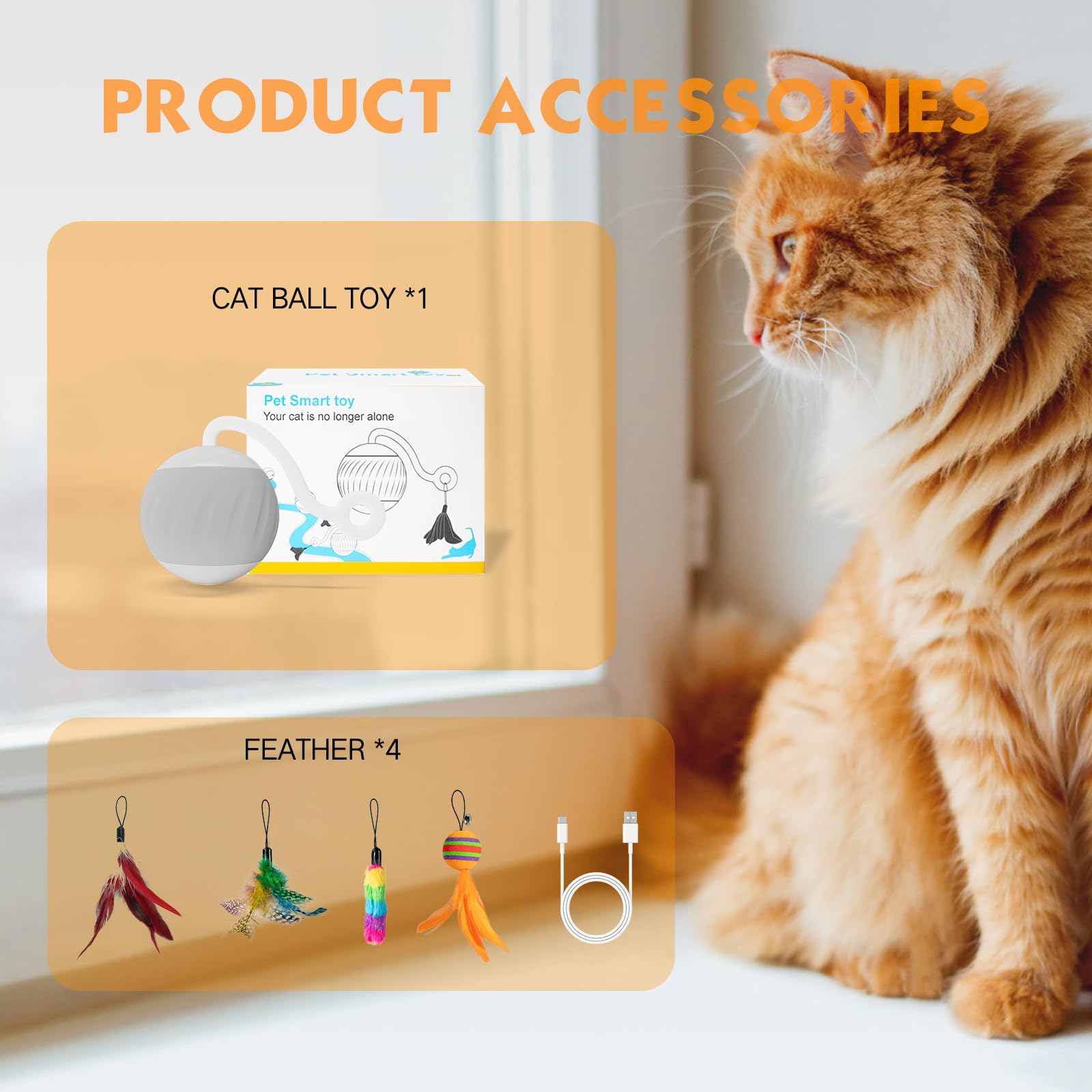 AAA AMUSANG juguete para interiores, adecuado para gatos y hurones