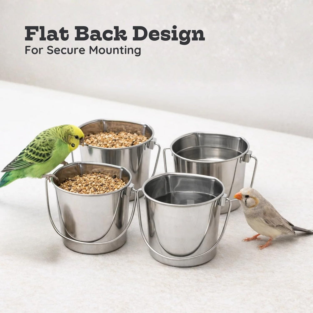 AASPIRE PETS cubeta colgante con mango, fácil de rellenar y colocar.