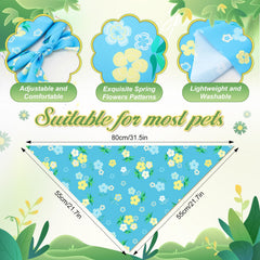 Bandanas Abbylike estampado floral variedades para tomas de día.