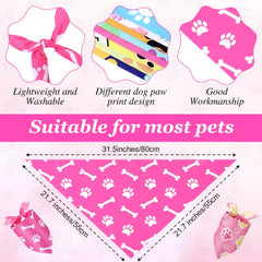 Abbylike Bandanas de tamaño ajustable para la mayoría de perros.