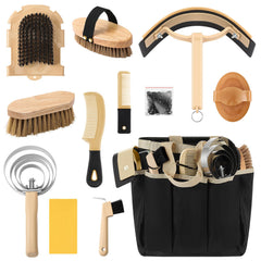 Abbylike bolsa organizadora para cuidado equino, ideal para ordenar herramientas.