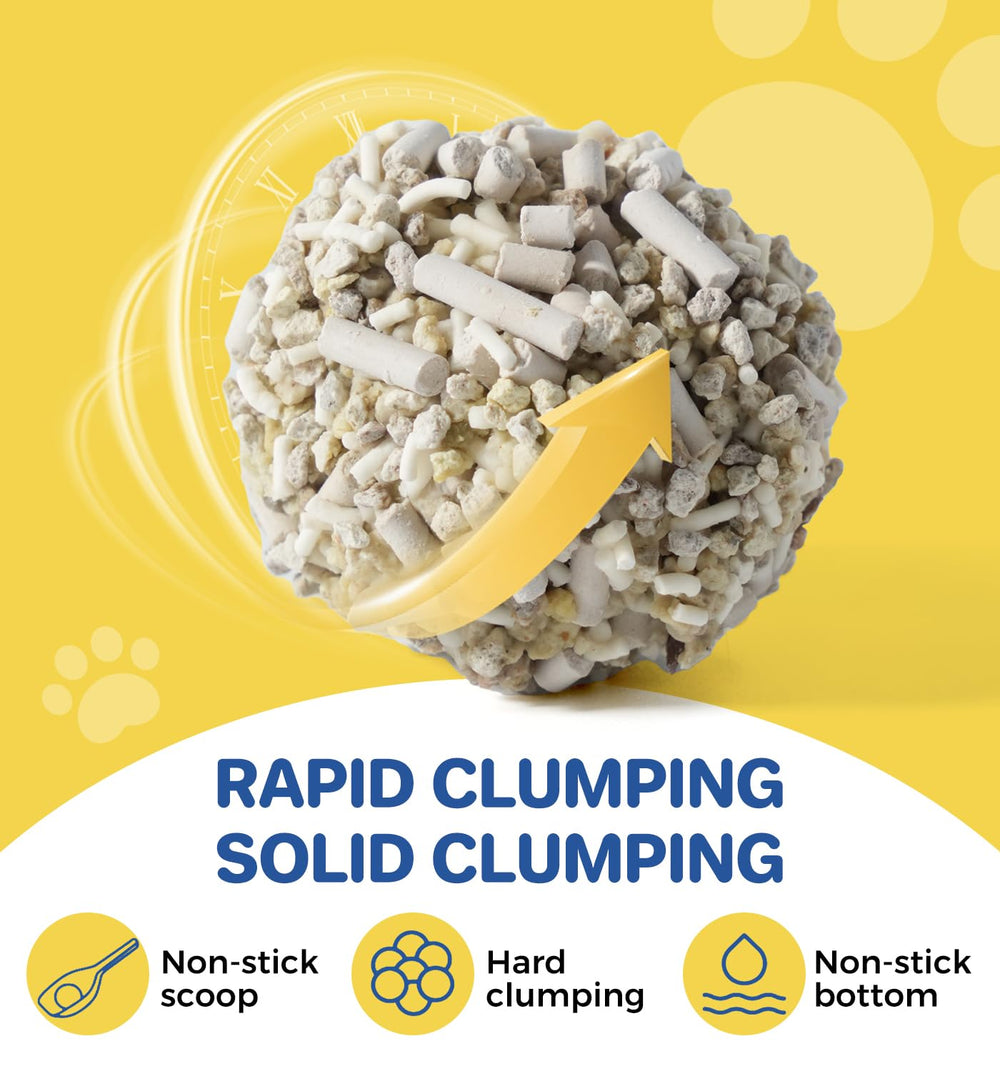 ABCPET arena cassava, sin fragancias artificiales para gatos sensibles.