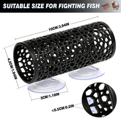 Abizoo Betta Tunel negro: limpieza fácil gracias a la resina resistente y color estable.