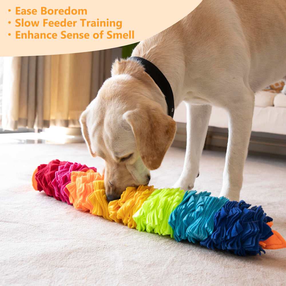 Ablechien Serpiente Snuffle Rainbow, paraforraje que invita a buscar bocadillos escondidos