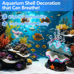 Abnaok burbujas de aire para acuario, entretenimiento suave para peces.