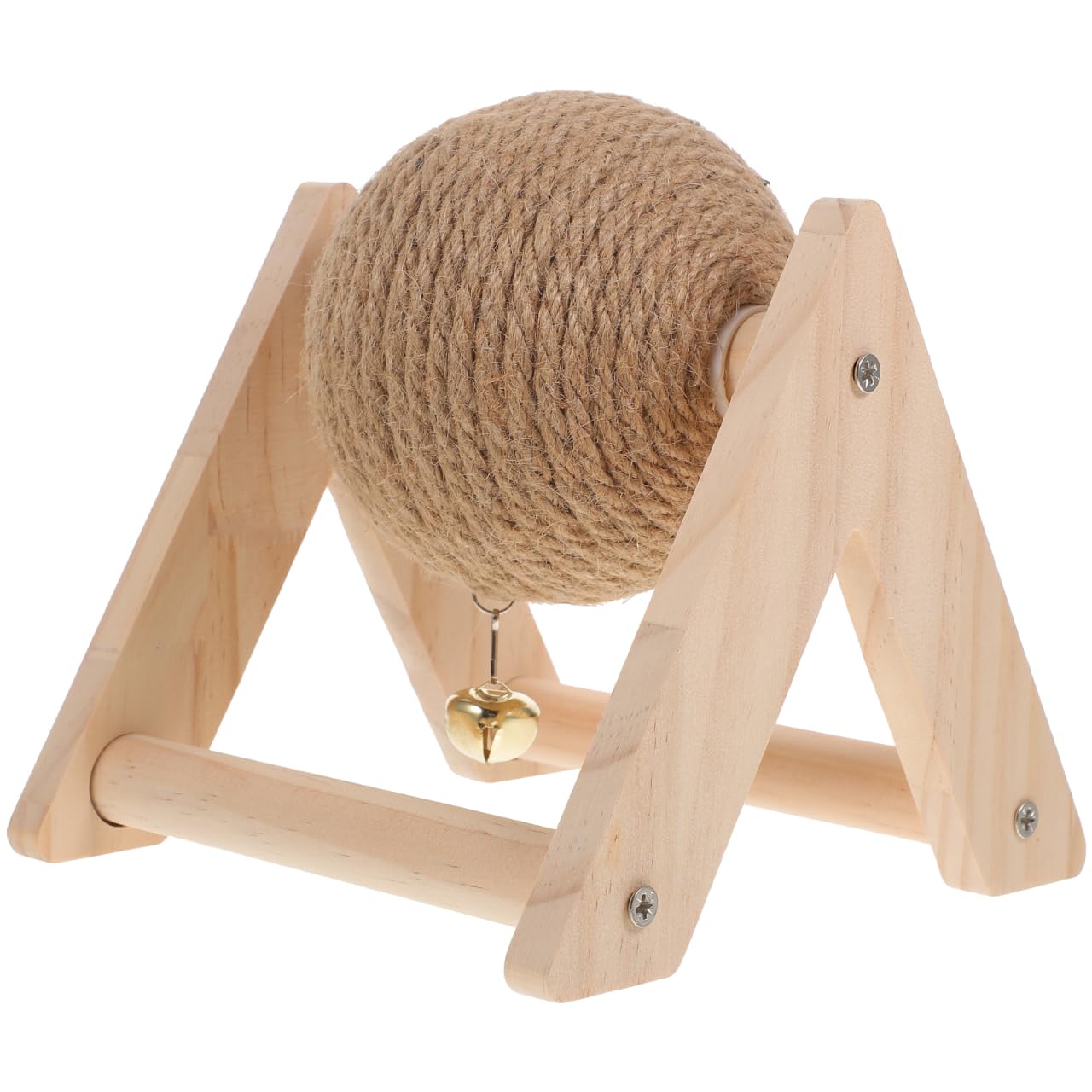 ABOOFAN Pelota de sisal para gatos: rasca y entretiene de forma natural.