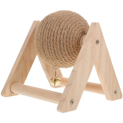 ABOOFAN Pelota de sisal para gatos: rasca y entretiene de forma natural.
