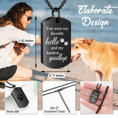 Abooxiu collar urna, detalle de cierre para mayor seguridad