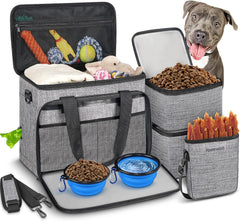 Abrimelodi kit de viaje para perros con seis piezas