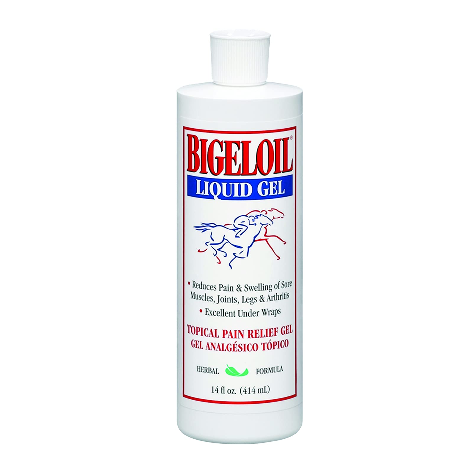 Absorbine Bigeloil Gel y su botella, sensación refrescante para músculos cansados