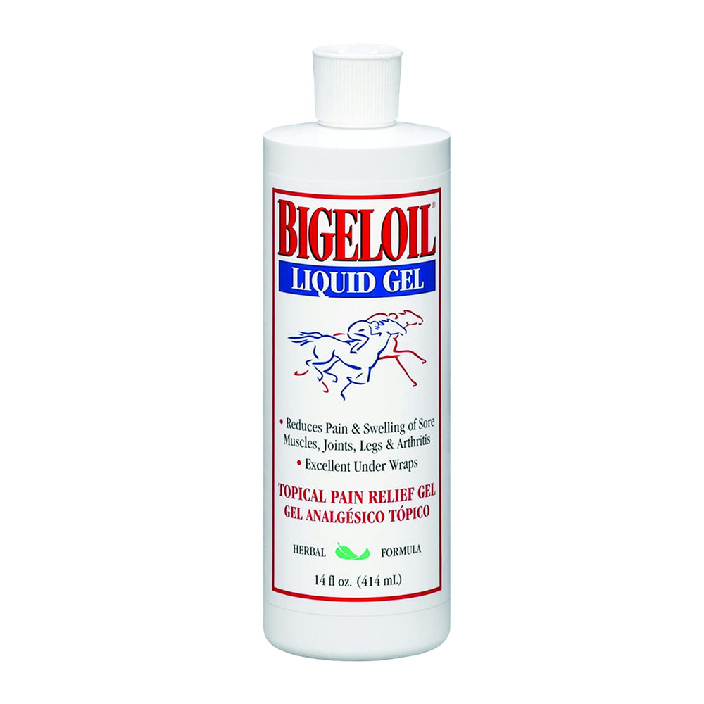 Absorbine Bigeloil Gel y su botella, sensación refrescante para músculos cansados