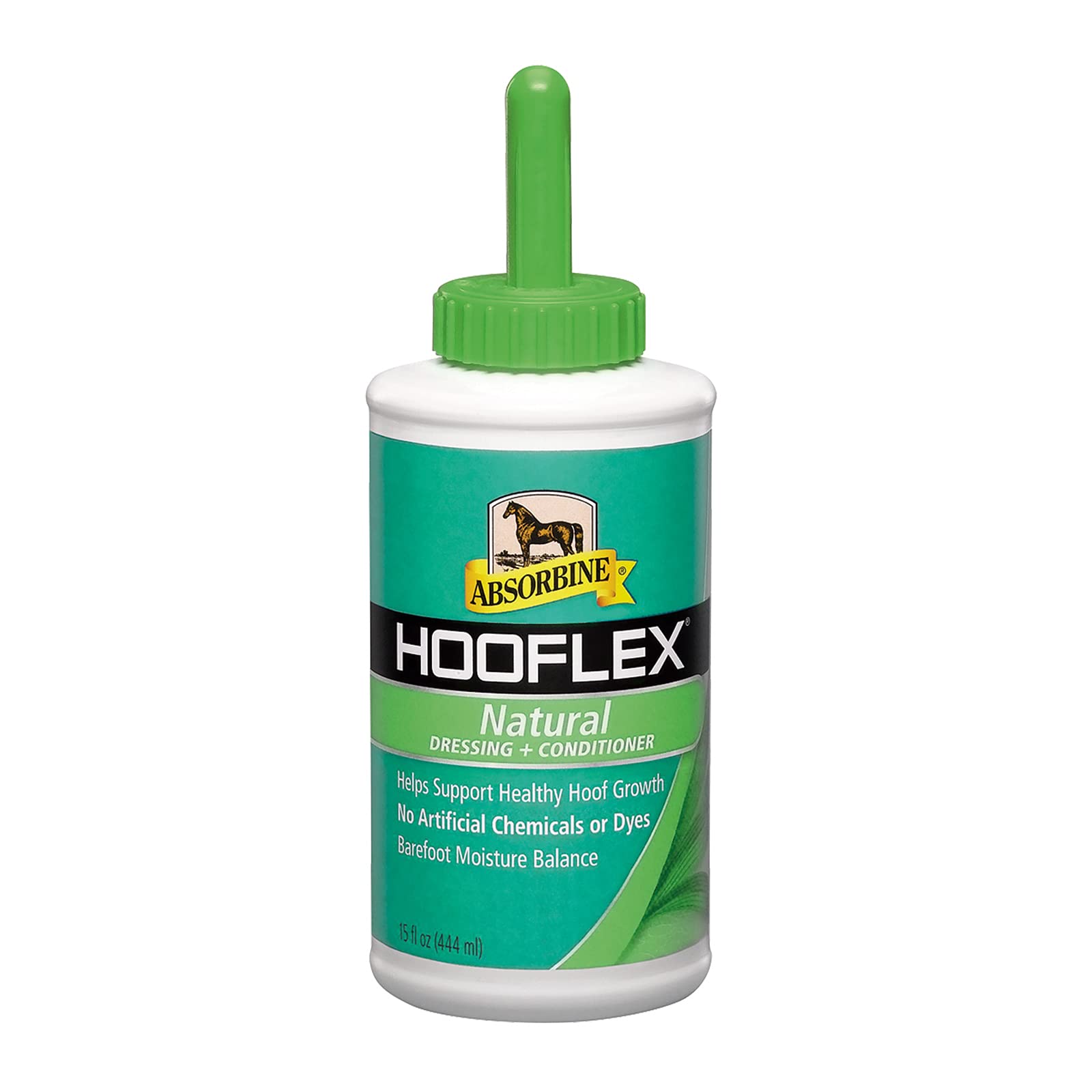 Absorbine Hooflex, bote de 15 oz para cuidado natural de cascos.