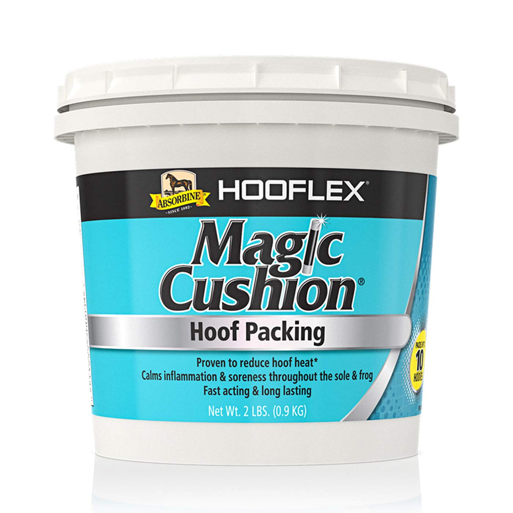Absorbine Hooflex Magic Cushion, envase de 2 libras, alivio para cascos sobrecargados.