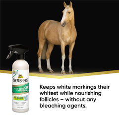 Absorbine ShowSheen, aplicación en manchas para limpieza suave del pelaje.