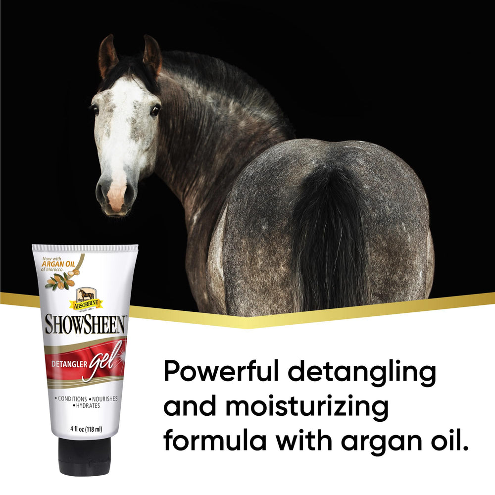 Aplicador infusor de Absorbine ShowSheen para uso preciso sin desperdicio.