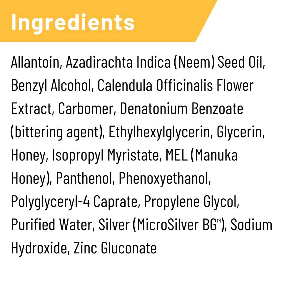 Absorbine Silver Honey, etiqueta clara facilita el cuidado en casa.
